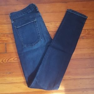 7 For All Mankind Dark Denim Skinny Jeans